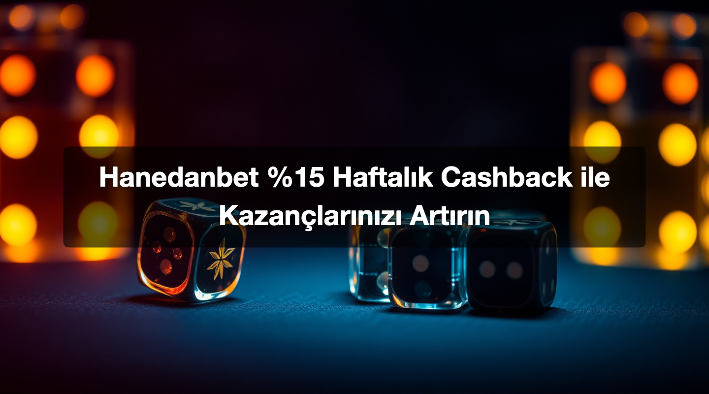 Hanedanbet %15 Haftalık Cashback ile Kazançlarınızı Artırın