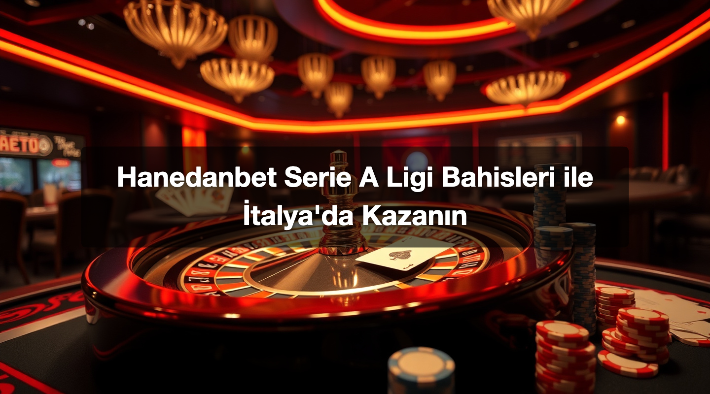 Hanedanbet Serie A Ligi Bahisleri ile İtalya'da Kazanın